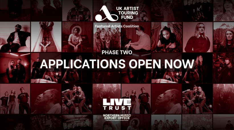 Applications open now for UK Artist Touring Fund Phase 2